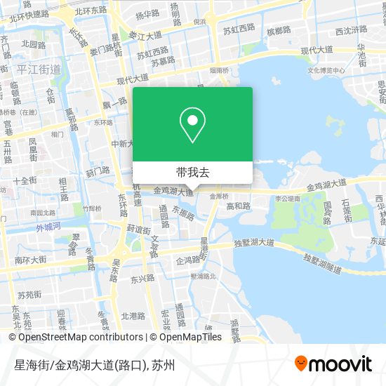 星海街/金鸡湖大道(路口)地图