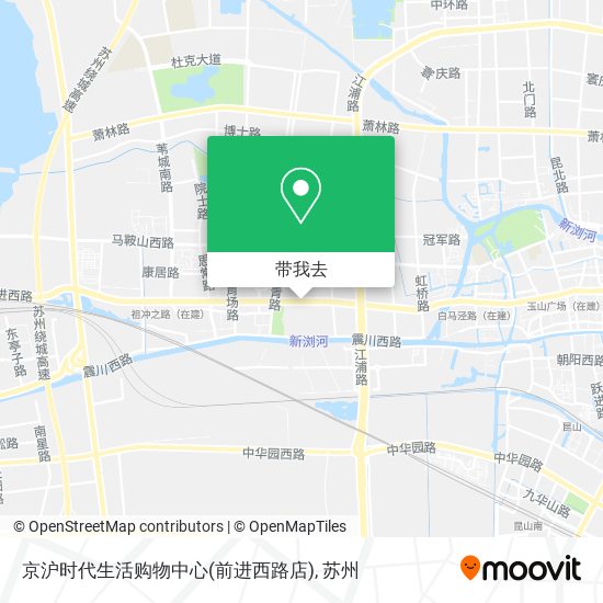 京沪时代生活购物中心(前进西路店)地图