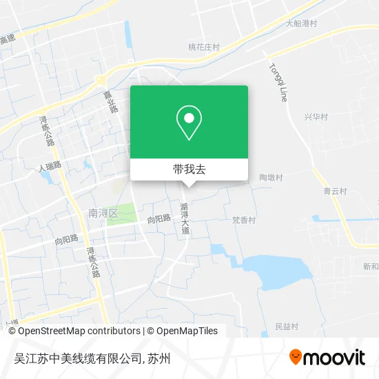 吴江苏中美线缆有限公司地图