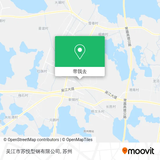 吴江市苏悦型钢有限公司地图