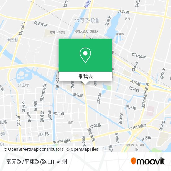 富元路/平康路(路口)地图