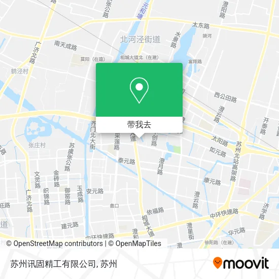 苏州讯固精工有限公司地图