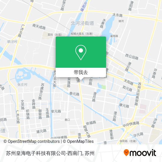 苏州皇海电子科技有限公司-西南门地图