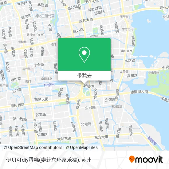伊贝可diy蛋糕(娄葑东环家乐福)地图