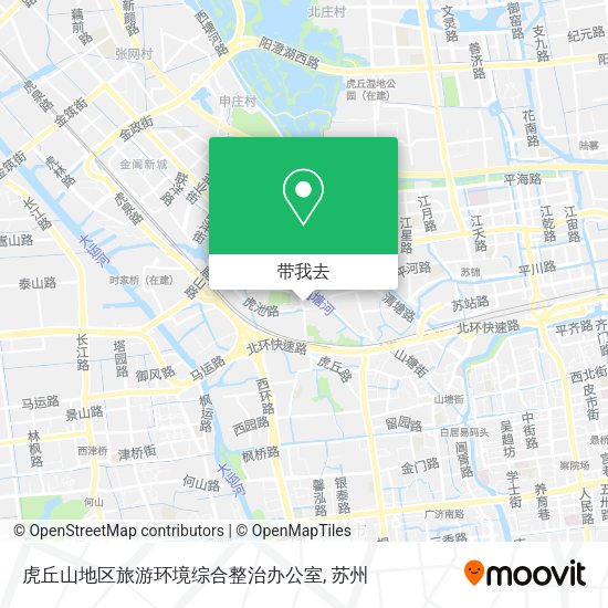 虎丘山地区旅游环境综合整治办公室地图
