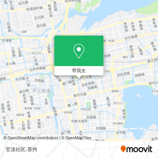 官渎社区地图