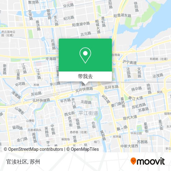官渎社区地图