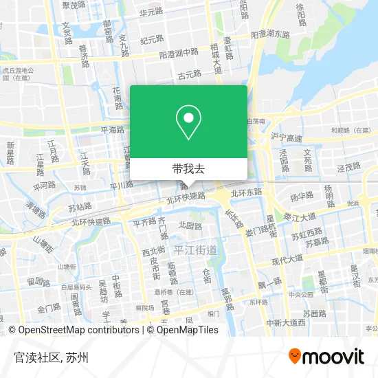官渎社区地图
