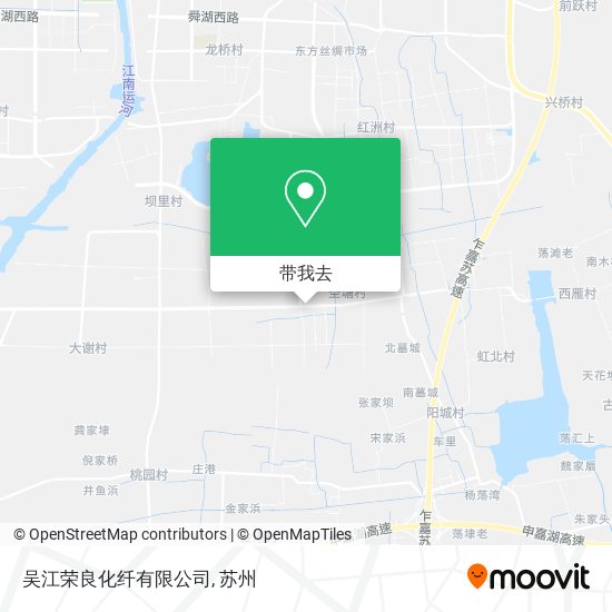 吴江荣良化纤有限公司地图