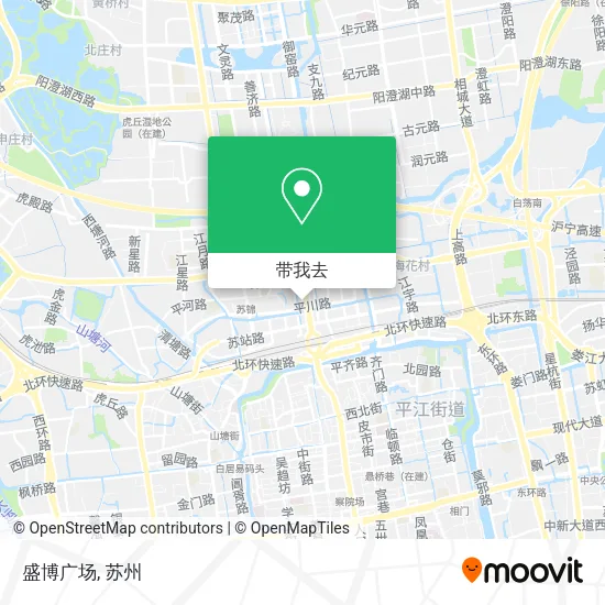 盛博广场地图