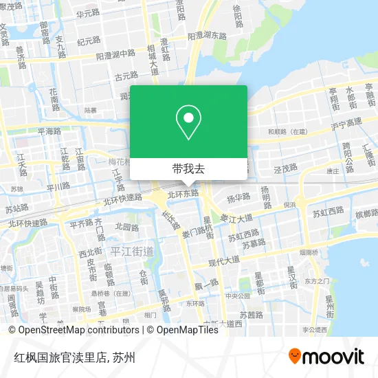 红枫国旅官渎里店地图