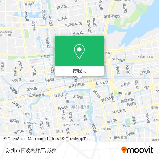 苏州市官读表牌厂地图