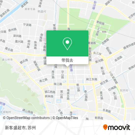 新客盛超市地图