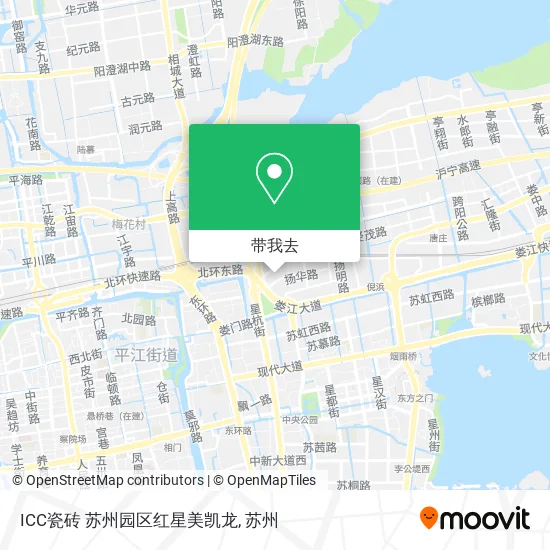 ICC瓷砖 苏州园区红星美凯龙地图