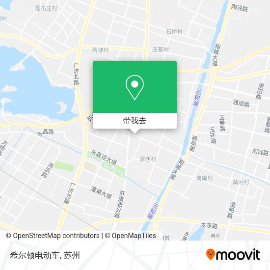 希尔顿电动车地图