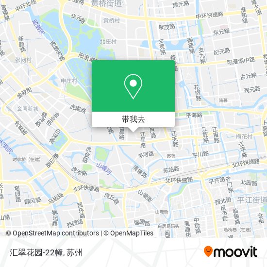 汇翠花园-22幢地图