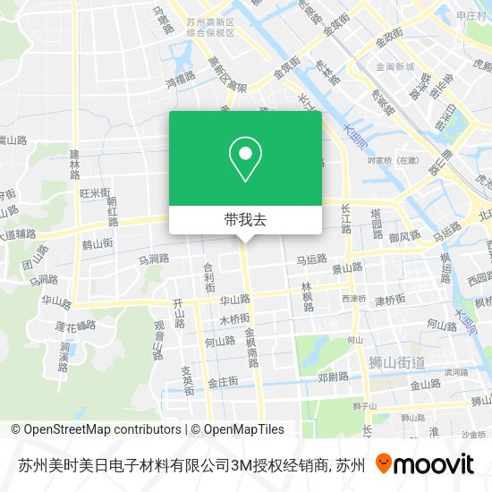 苏州美时美日电子材料有限公司3M授权经销商地图