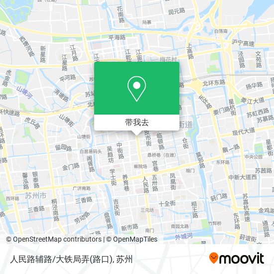 人民路辅路/大铁局弄(路口)地图