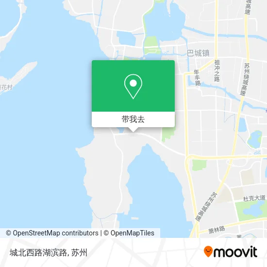 城北西路湖滨路地图
