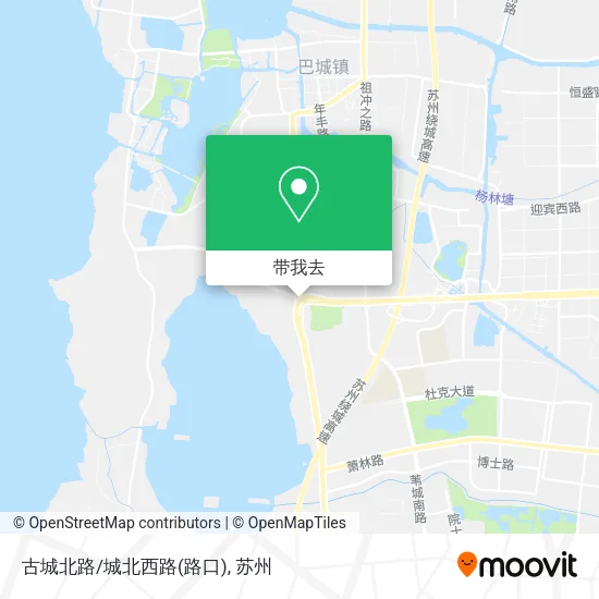 古城北路/城北西路(路口)地图