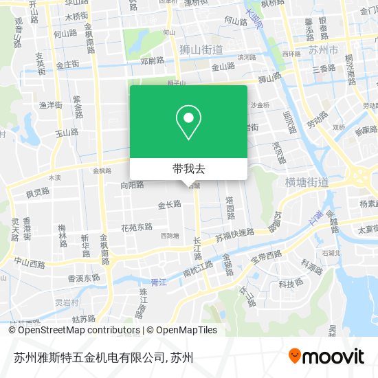 苏州雅斯特五金机电有限公司地图