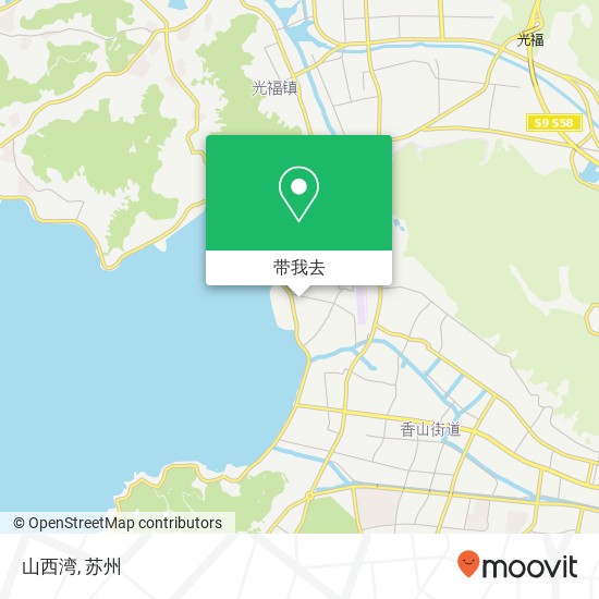 山西湾地图