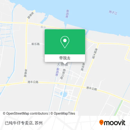 已纯牛仔专卖店地图