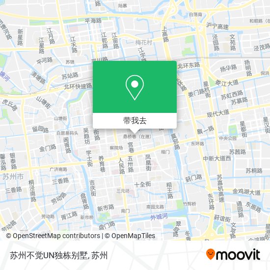 苏州不觉UN独栋别墅地图