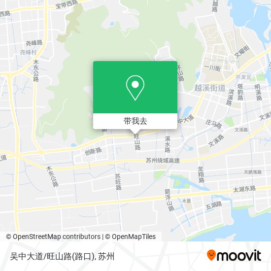 吴中大道/旺山路(路口)地图