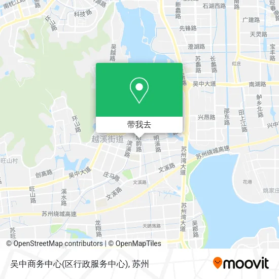 吴中商务中心(区行政服务中心)地图