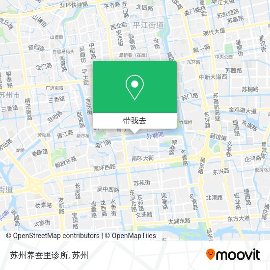 苏州养蚕里诊所地图