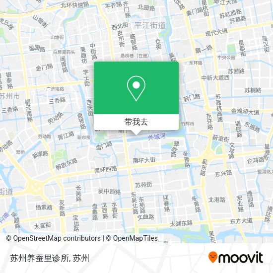 苏州养蚕里诊所地图