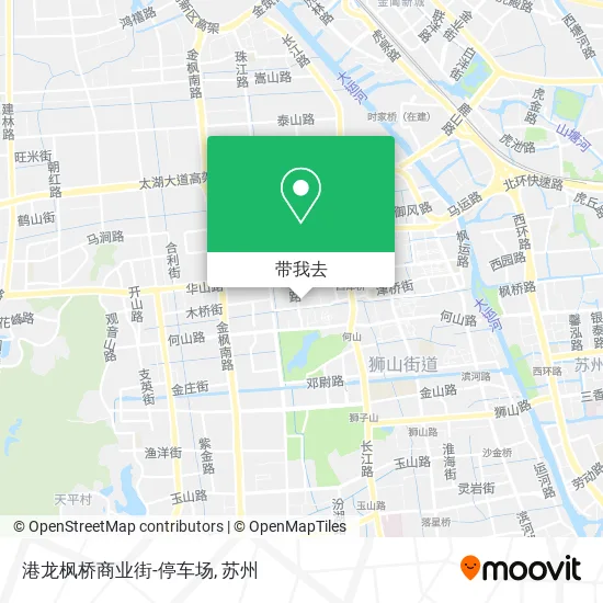 港龙枫桥商业街-停车场地图