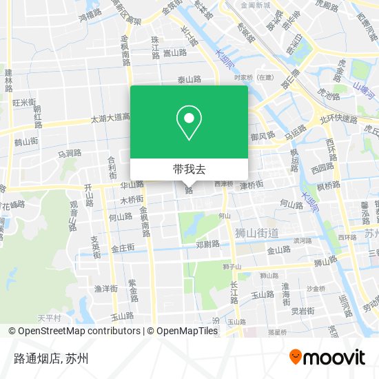 路通烟店地图