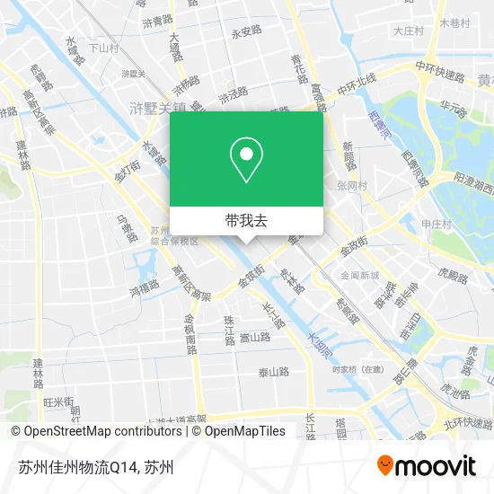 苏州佳州物流Q14地图