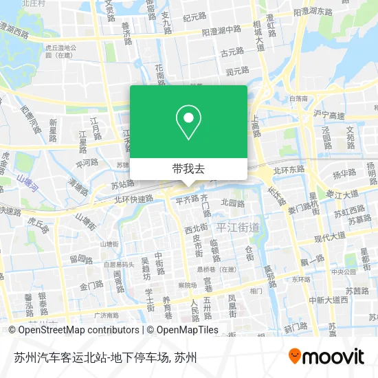 苏州汽车客运北站-地下停车场地图