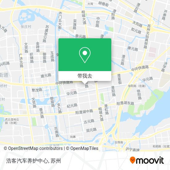 浩客汽车养护中心地图