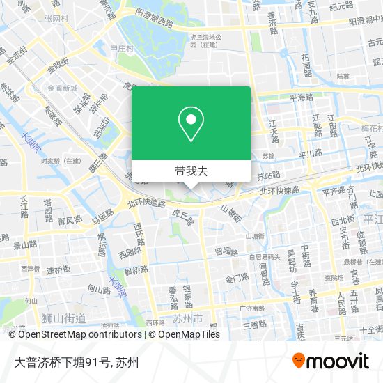 大普济桥下塘91号地图