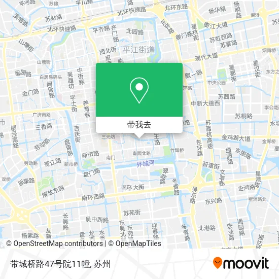 带城桥路47号院11幢地图
