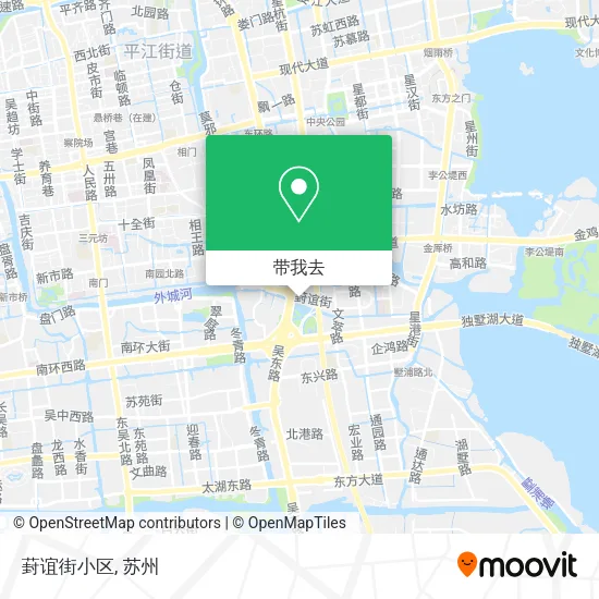 葑谊街小区地图