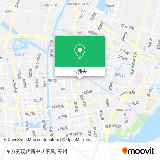 东方荟现代新中式家具地图