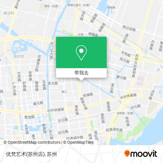 优梵艺术(苏州店)地图