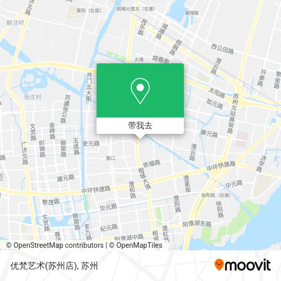 优梵艺术(苏州店)地图