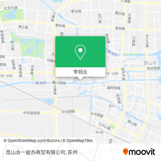 昆山合一超办商贸有限公司地图