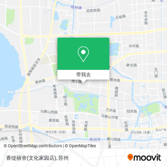 香缇丽舍(文化家园店)地图