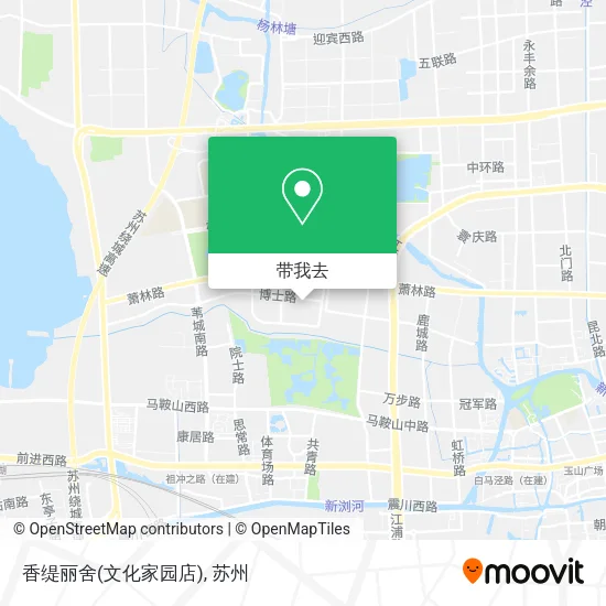 香缇丽舍(文化家园店)地图