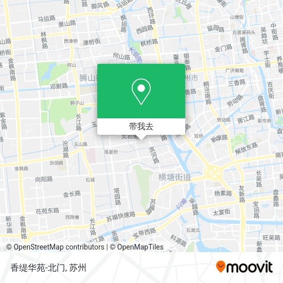 香缇华苑-北门地图