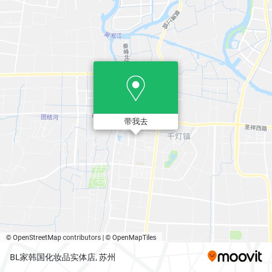 BL家韩国化妆品实体店地图