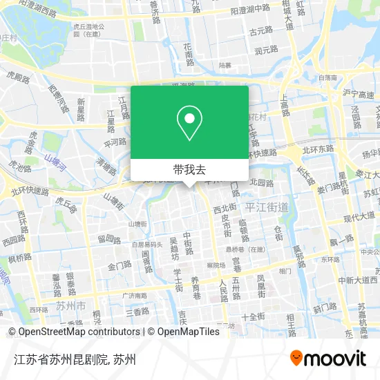江苏省苏州昆剧院地图