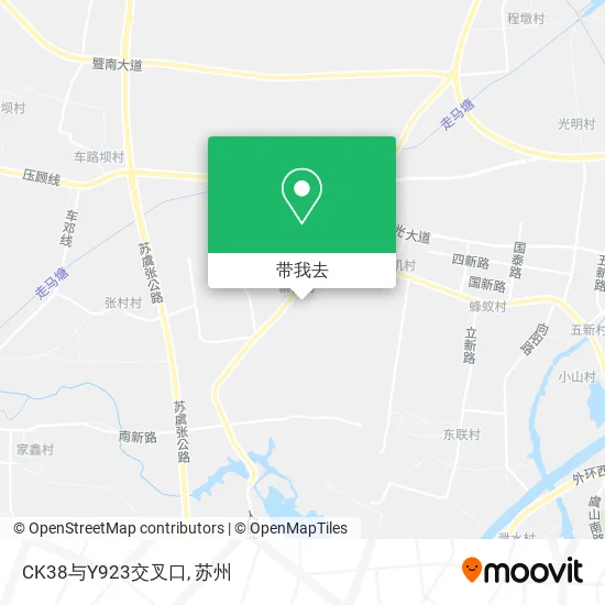 CK38与Y923交叉口地图